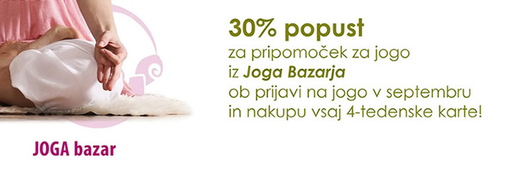 30 odstotni popust za vpis v septembru